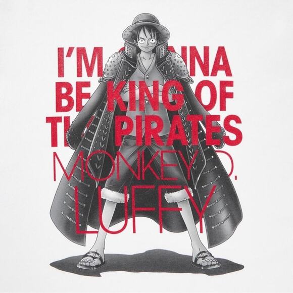 NWT | Uniqlo UT | Monkey Luffy “Straw Hat” One Piece Tee | White | Various Sizes - Picture 2 of 7